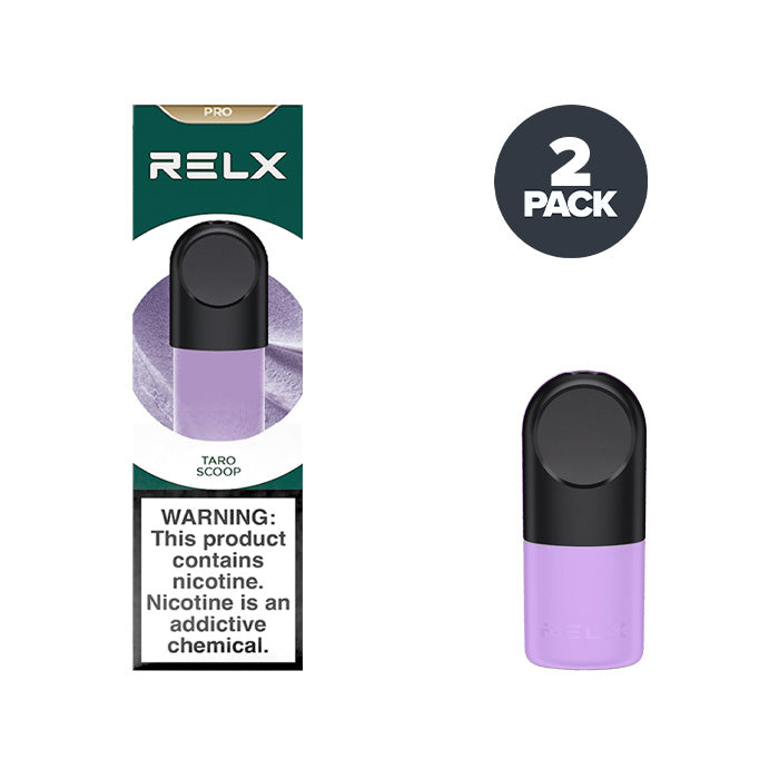 RELX Pro Pod and Box Taro Scoop