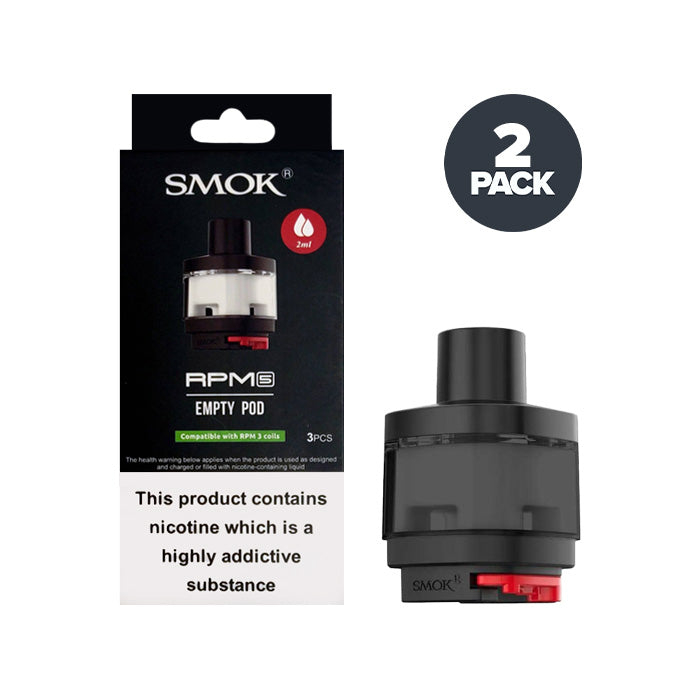 Smok RPM 5 Empty Replacement Pods | 3 Pack | UK ECIG STORE