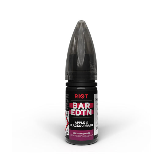Riot BAR EDTN 10ml Nic Salt E-Liquid Apple Blackcurrant