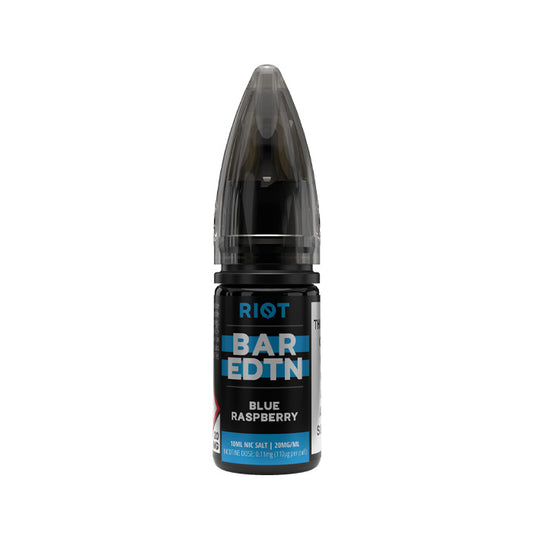 Riot Bar EDTN 10ml Nic Salt Blue Raspberry