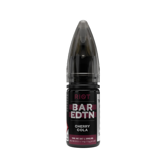 Riot Bar EDTN 10ml Nic Salt Cherry Cola