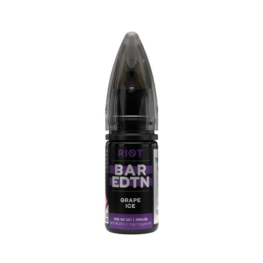 Riot Bar EDTN 10ml Nic Salt Grape Ice