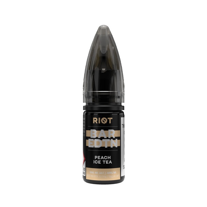 Riot Bar EDTN 10ml Nic Salt Peach Ice Tea