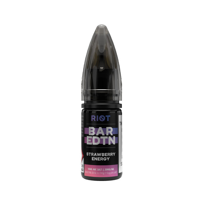 Riot Bar EDTN 10ml Nic Salt Strawberry Energy