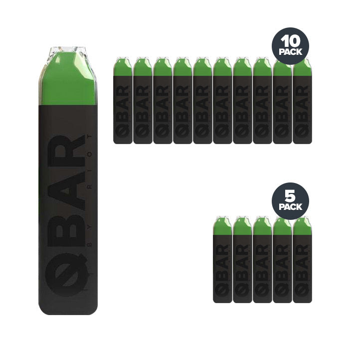 16 green q bar disposables