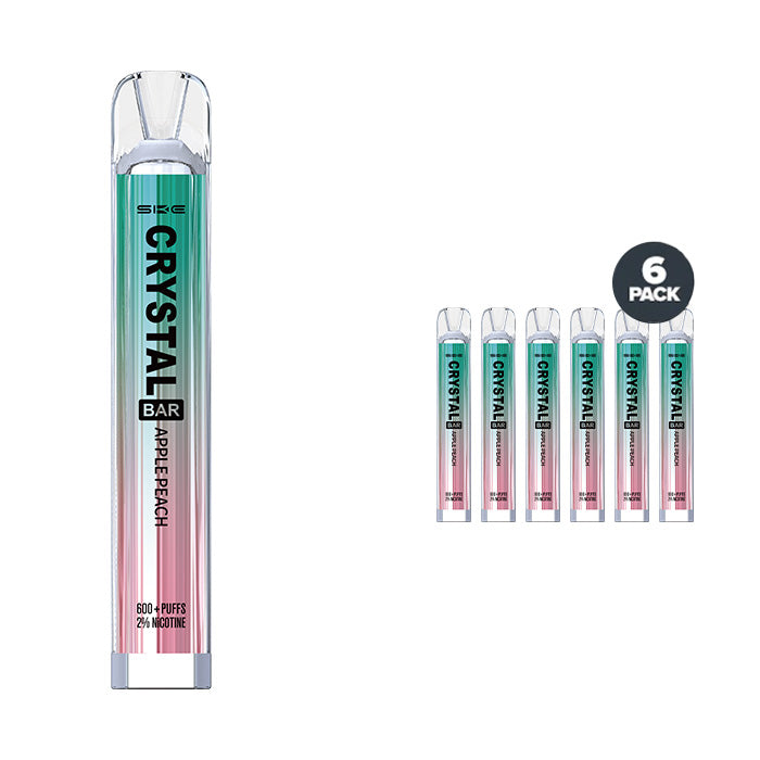 SKE Crystal Bar Disposable Apple Peach