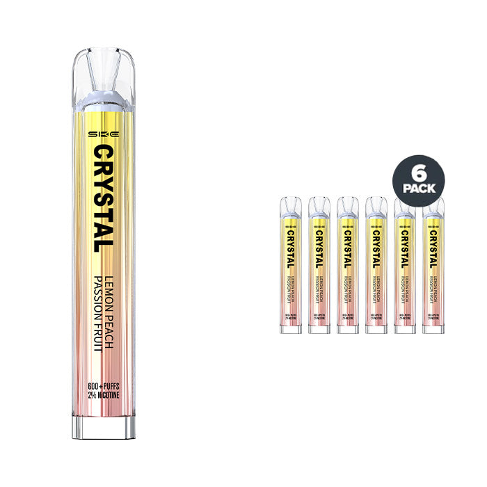 SKE Crystal Bar Disposable Lemon Peach Passion Fruit