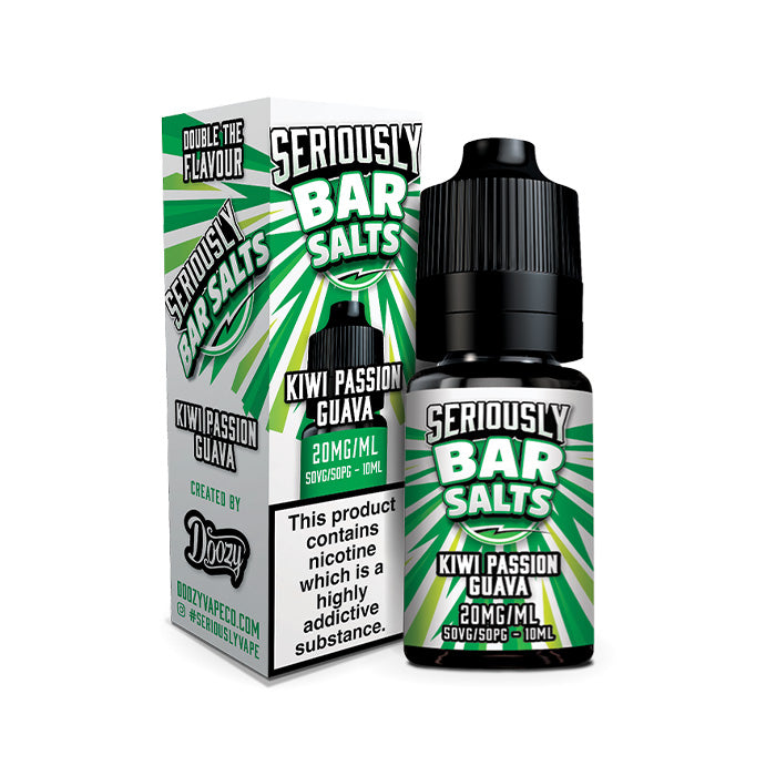 Seriously Salty Bar Salts Kiwi Passion Guava