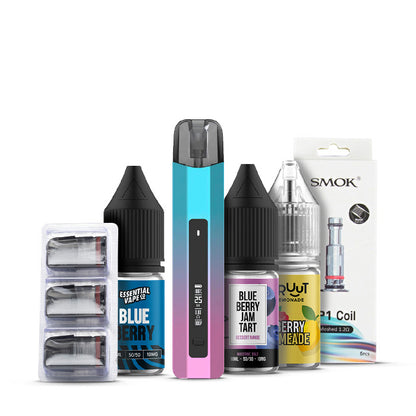 Smok Nfix Pro Pod Kit Bundle Cyan Pink