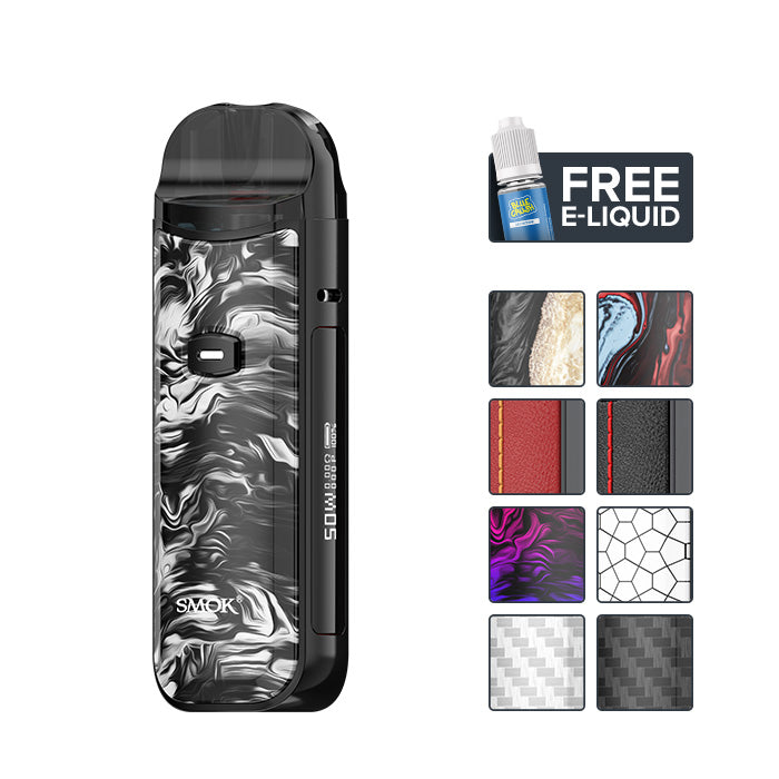 Smok Nord 50W Kit with 8 colour boxes