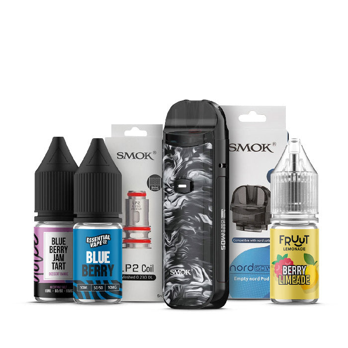 Smok Nord 50w Kit Bundle Black Grey Fluid