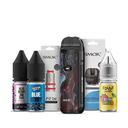 Smok Nord 50w Kit Bundle Black Red Marbling