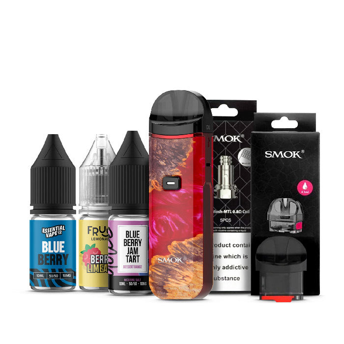 Smok Nord Pro Kit Bundle Red Stabilising Wood