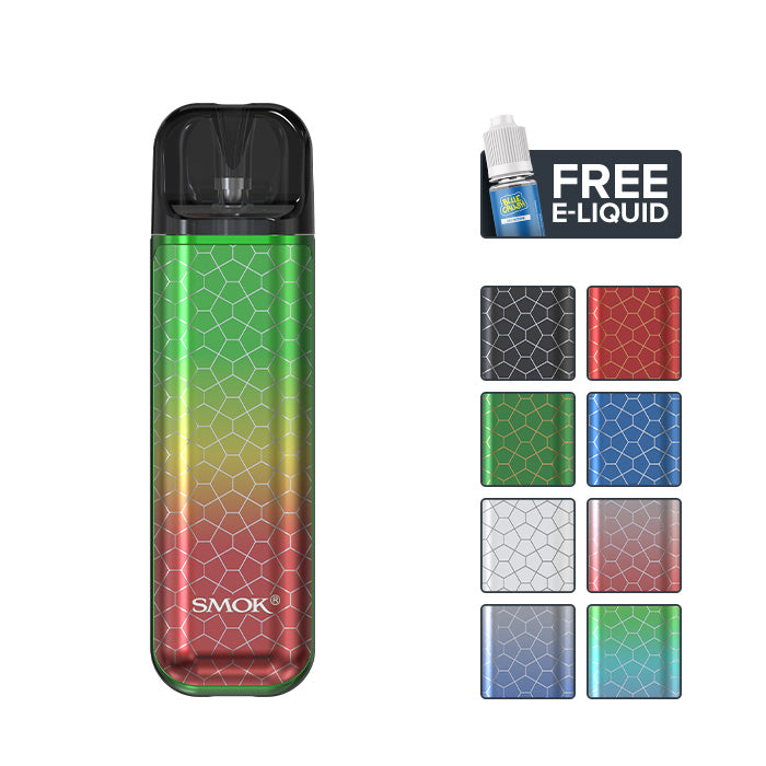 Smok Novo 2 S Kit and 8 colour boxes