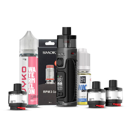 Smok RPM5 Pod Kit Bundle Matt Gunmetal