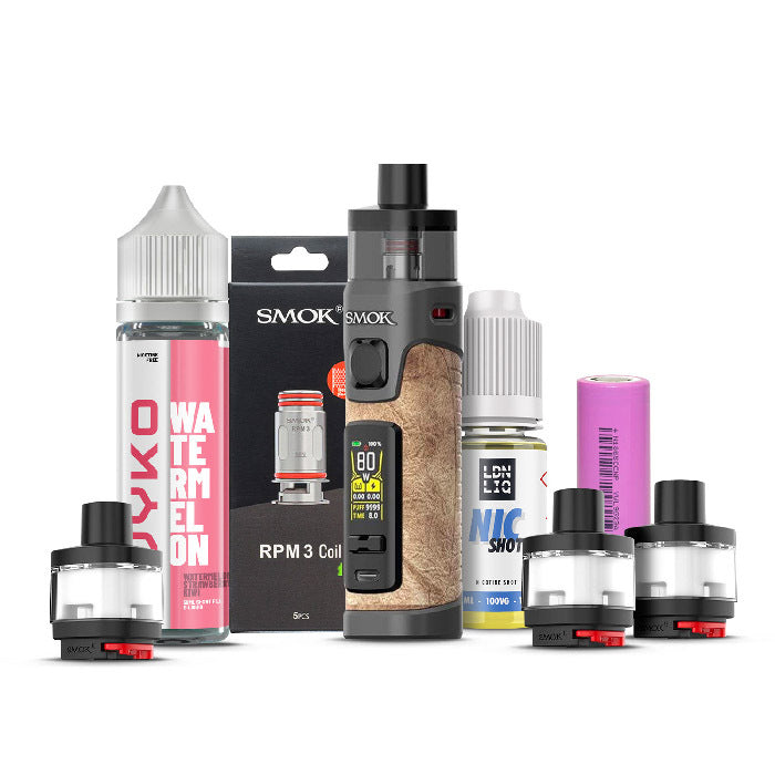 Smok RPM5 Pro Pod Kit Bundle Brown Leather