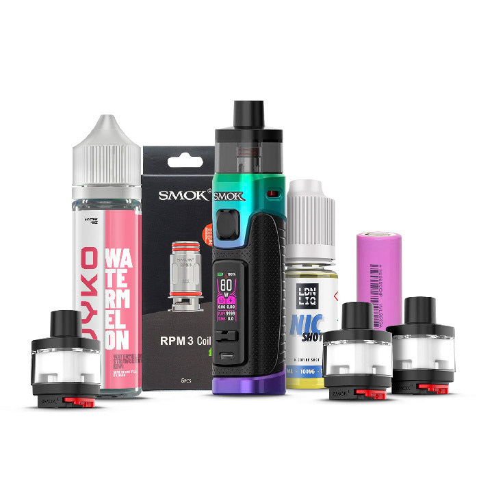 Smok RPM5 Pro Pod Kit Bundle Prism Rainbow