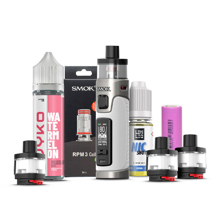 Smok RPM5 Pro Pod Kit Bundle White