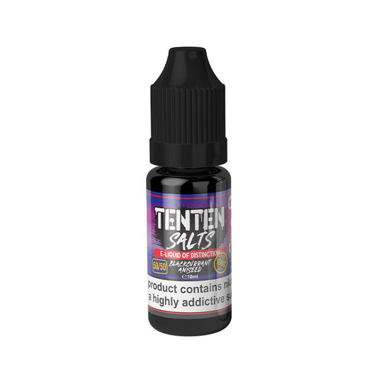 TenTen 10ml Salt Blackcurrant Aniseed