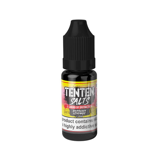 TenTen 10ml Salt Raspberry Lemonade