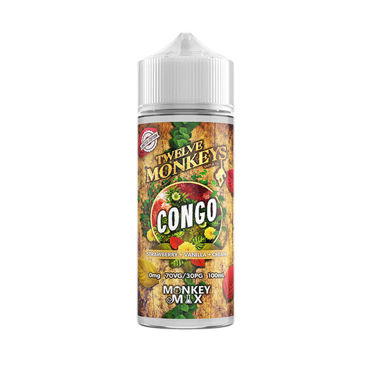 Twelve Monkeys 100ml E-Liquid Congo