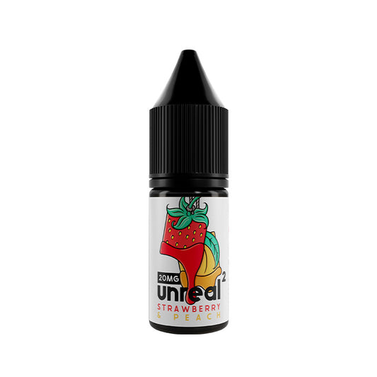 Unreal 2 Strawberry Peach 10ml Nic Salt E-Liquid