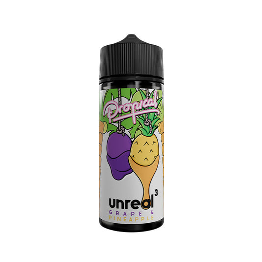 Unreal 3 Grape Pineapple 100ml Shortfill E-Liquid