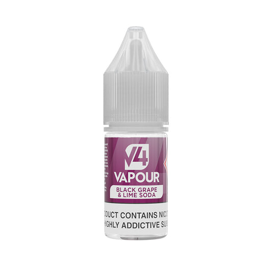 V4 10ml E-Liquid Black Grape and Lime Soda