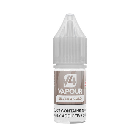 V4 10ml E-Liquid Silver and Gold