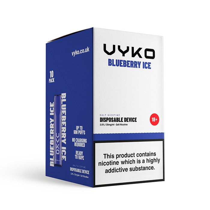VYKO Bar 10 Pack Blueberry Ice