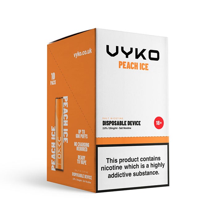 VYKO Bar 10 Pack Peach Ice