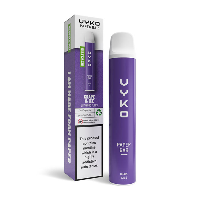 VYKO Paper Bar Box Grape and Ice