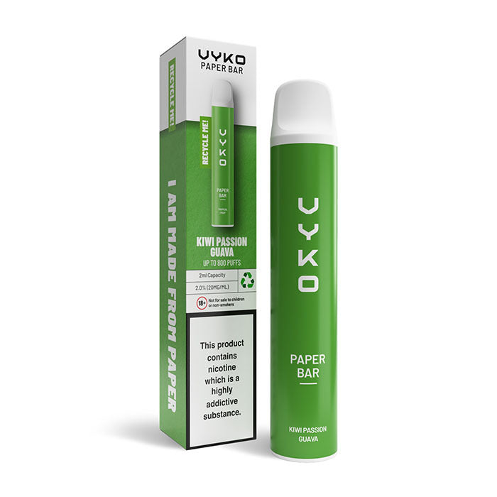 VYKO Paper Bar Disposable Vape Kit | UK ECIG STORE VYKO Paper Bar Disposable Vape Kit | UK ECIG STORE