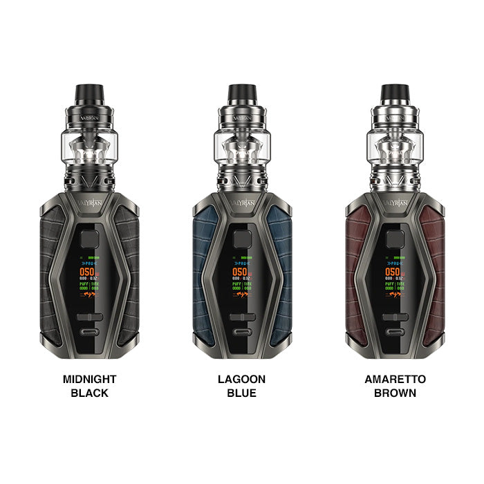 Uwell Valyrian 3 Kit in black blue and brown