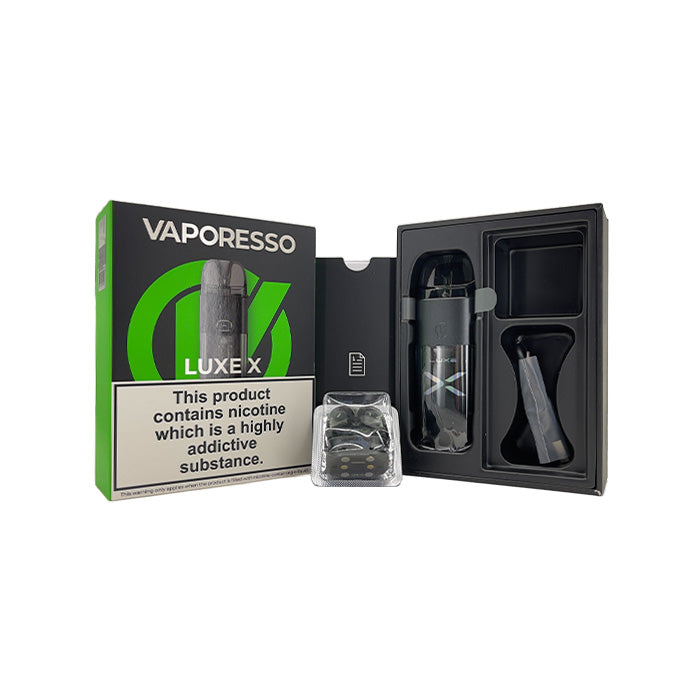 Vaporesso Luxe X Pod Kit Box Shot