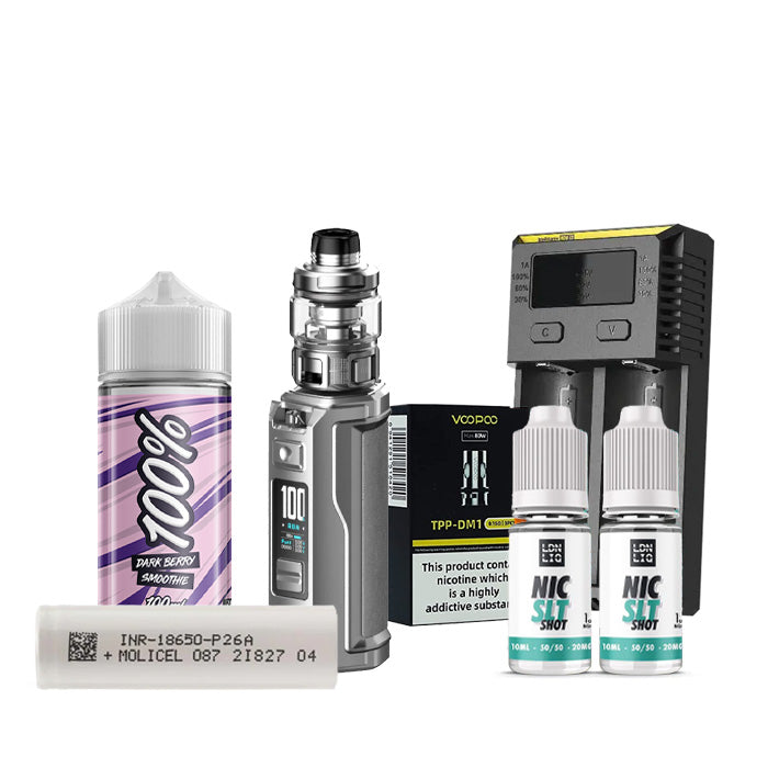 VooPoo Argus XT Bundle Silver Grey