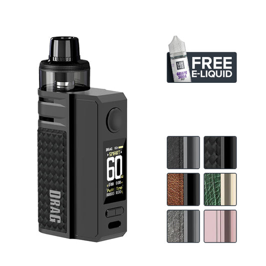 VooPoo Drag E60 Kit with 6 Colour Boxes
