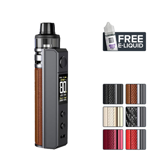 VooPoo Drag H80S Kit with 6 colour boxes