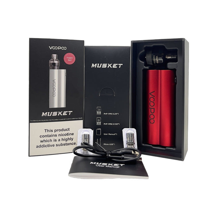 VooPoo Musket Kit Box Shot