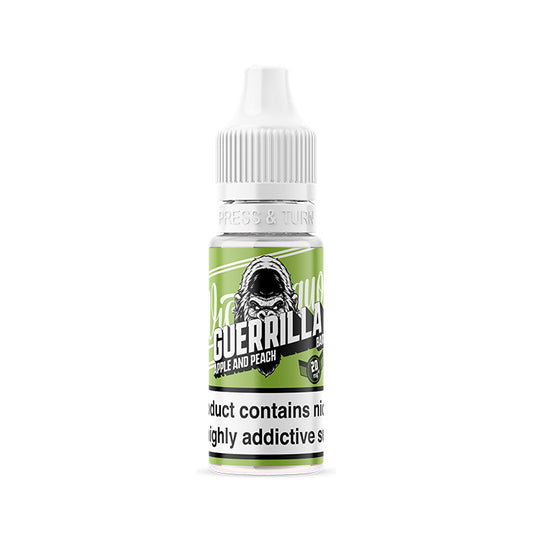 Wick Liquor Guerilla 10ml Nic Salt Apple and Peach