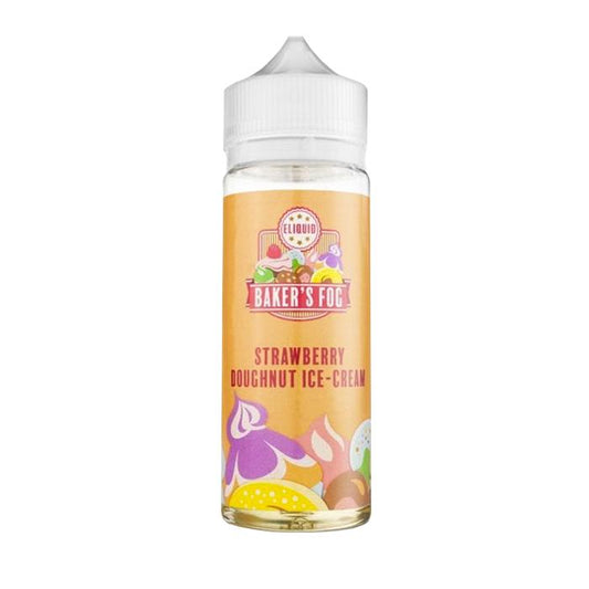 Baker's Fog - Strawberry Doughnut Ice Cream 120ml Short Fill E-Liquid