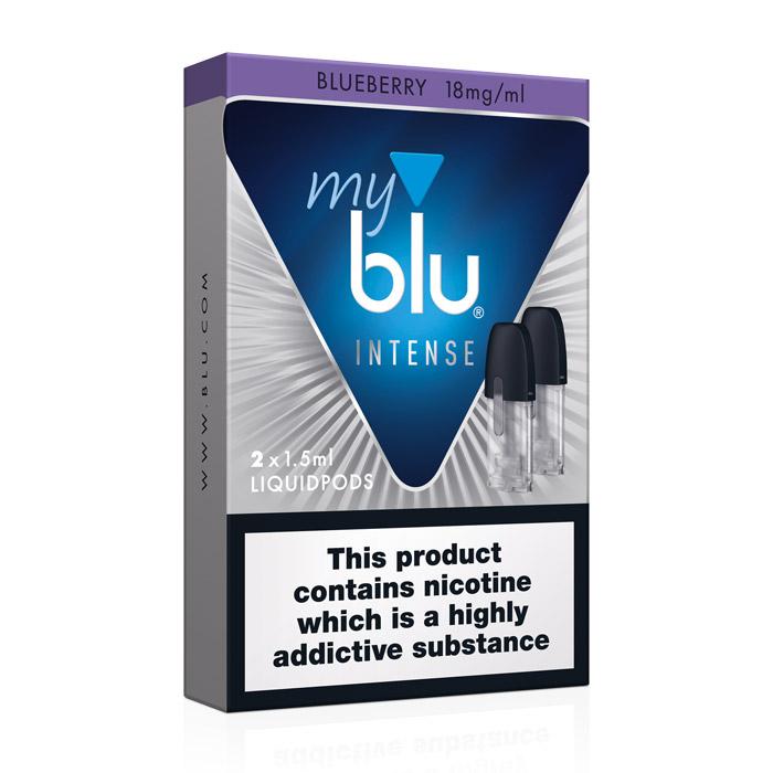 Myblu Liquid Replacement Pods - Blueberry - 1.8% (NS) Intense 