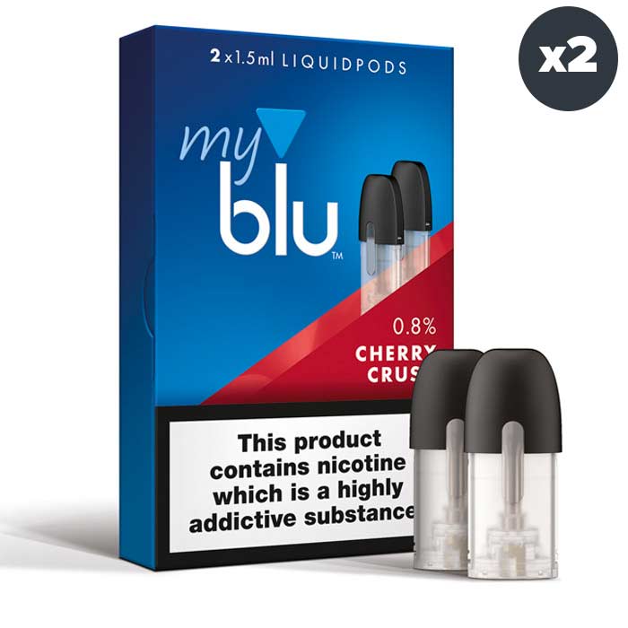 Myblu Liquid Replacement Pods - Cherry Crush - x 2