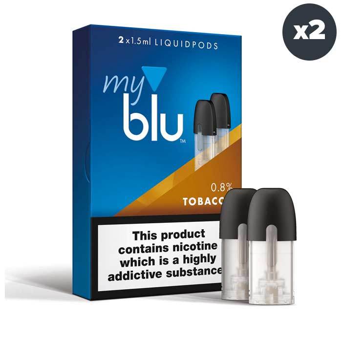 Myblu Liquid Replacement Pods - Tobacco - x 2