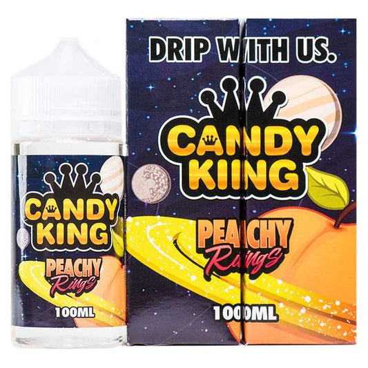 Candy King - Peachy Rings 100ml Short Fill E-Liquid