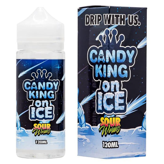 Candy King - Sour Worms On Ice 100ml Short Fill E-Liquid