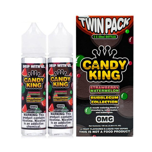 Candy King - Strawberry Watermelon Bubblegum Collection 2 x 50ml Short Fill E-Liquid