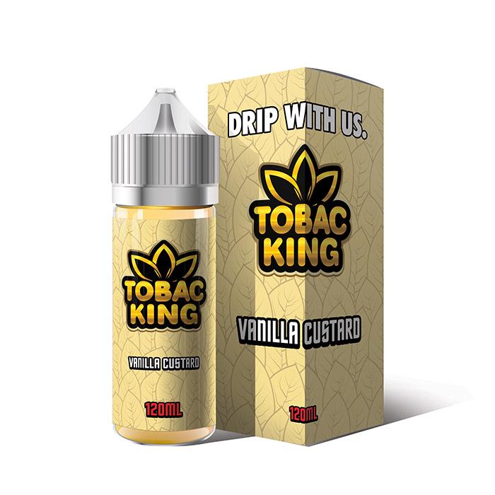 Tobac King Vanilla Custard 100ml Short Fill E-Liquid