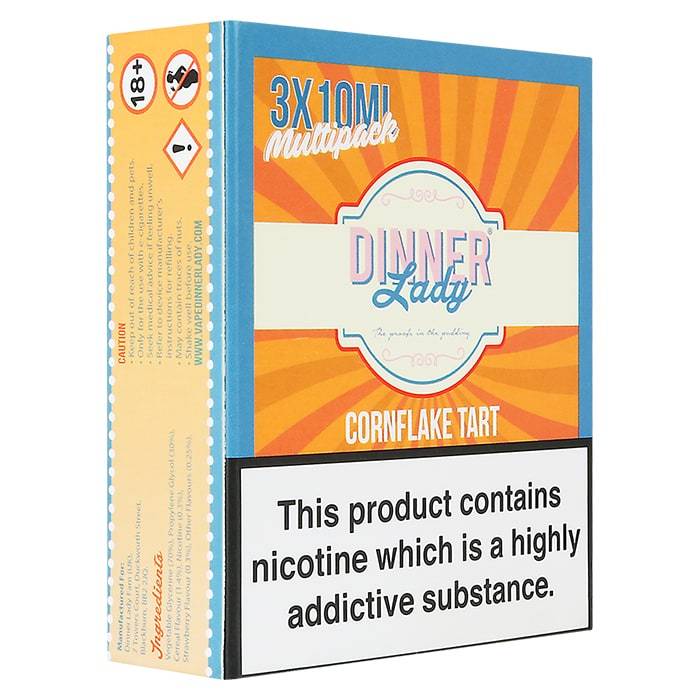 Cornflake Tart by Dinner Lady E-Liquid - 3 x 10ml Packaging