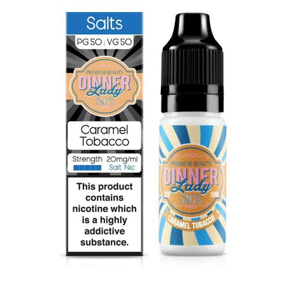 Dinner Lady - Caramel Tobacco 10ml Salt Nic E-Liquid - 20 mg